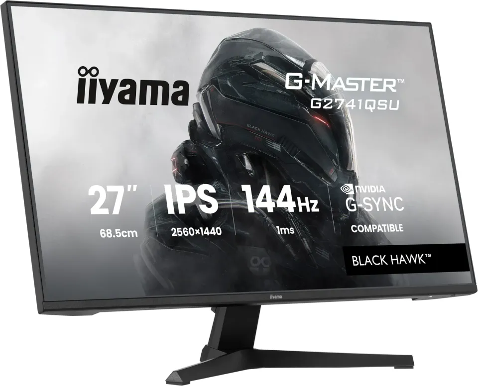 iiyama G-Master/G2741QSU-B1/27"/IPS/QHD/144Hz/1ms/Černá/3R