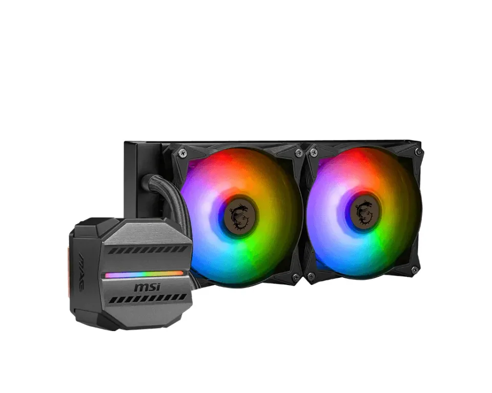 MSI vodní chladič CPU MAG CORELIQUID M240/ 2x 120mm ARGB fan/ podpora LGA1700