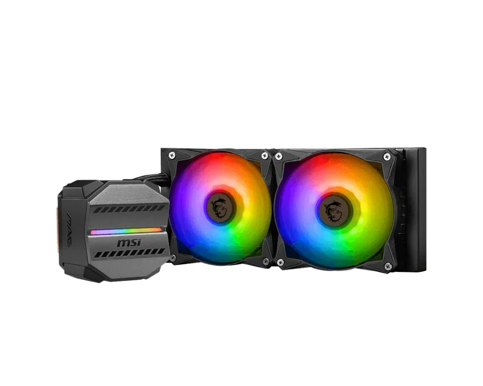 MSI vodní chladič CPU MAG CORELIQUID M240/ 2x 120mm ARGB fan/ podpora LGA1700