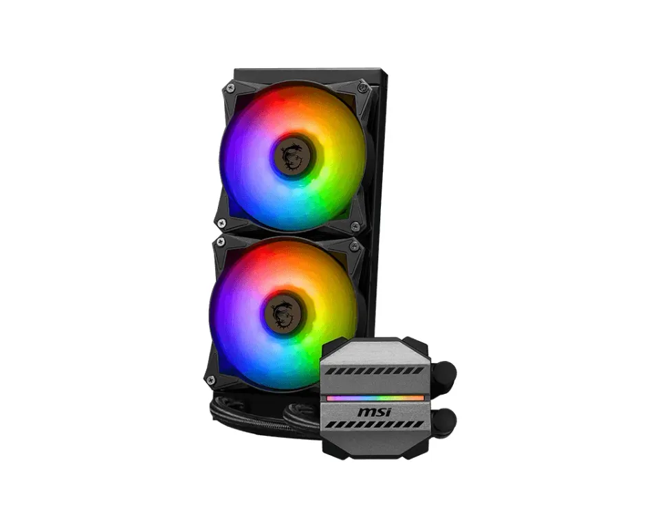 MSI vodní chladič CPU MAG CORELIQUID M240/ 2x 120mm ARGB fan/ podpora LGA1700