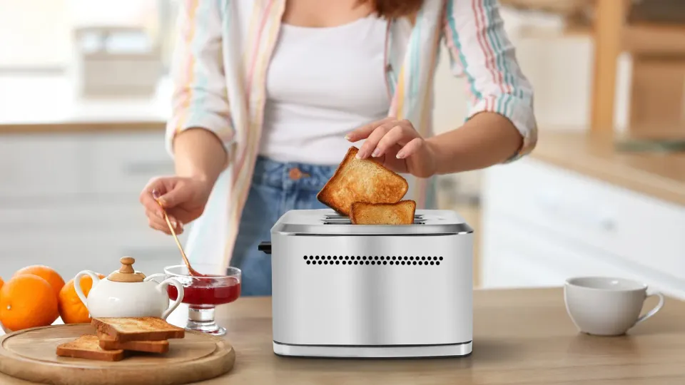 Salente ToastMax, topinkovač s digitálním displejem, nerez