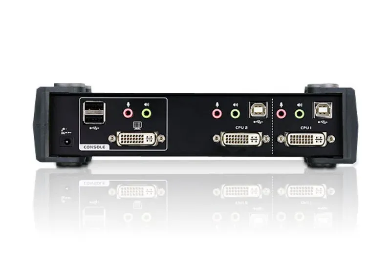 ATEN 2-portový přepínač KVM DVI / Audio USB CS-1762A USB HUB