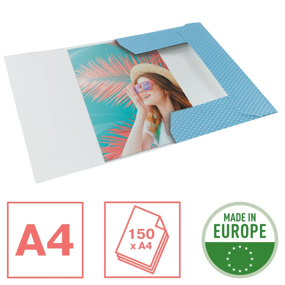 Esselte desky na dokumenty Esselte Colour'Breeze, kartonové, svěží modrá