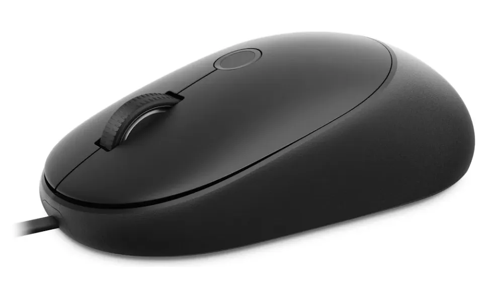 DELL myš MS526C/ optická/ drátová/ čtečka otisku prstu/ černá