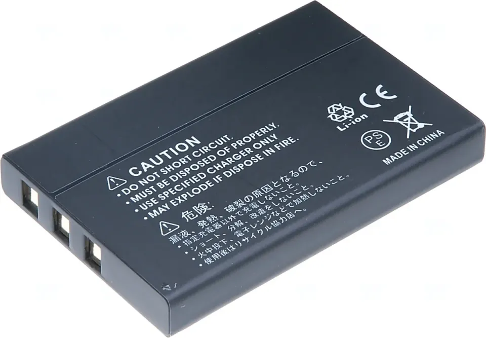 Baterie T6 Power NP-60, KLIC-5000, NP-30, LI-20B, A1812A, L1812A, L1812B, 1000mAh, 3,7Wh