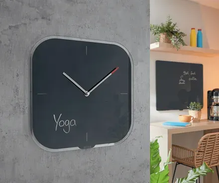 LEITZ Nástěnné hodiny Cosy, sametová šedá