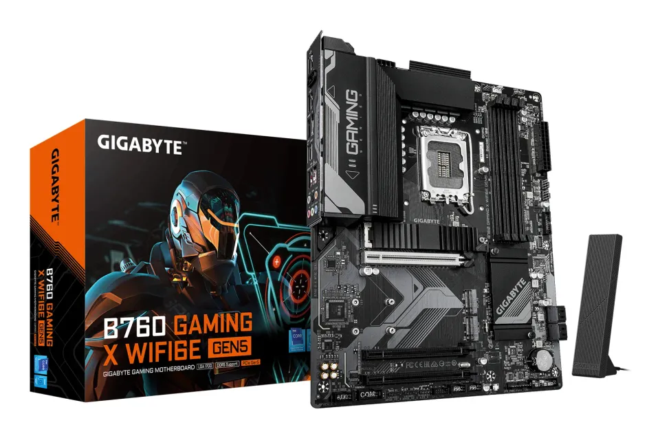 GIGABYTE MB Sc LGA1700 B760 GAMING X WIFI6E GEN5, Intel B760, 4xDDR5, 1xDP, 1xHDMI