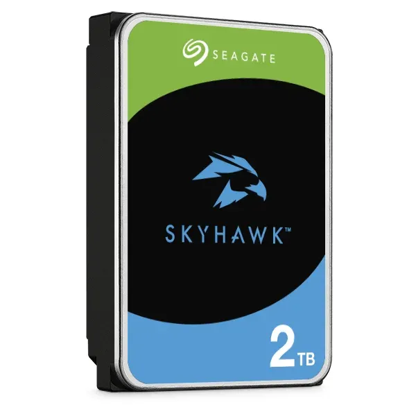 SEAGATE ST2000VX017 hdd SkyHawk 2TB CMR 256MB cache 180MB/s (24x7) SATA3-6Gbps