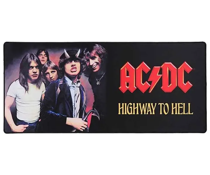 AC/DC herní podložka XXL/ 90 x 40 cm