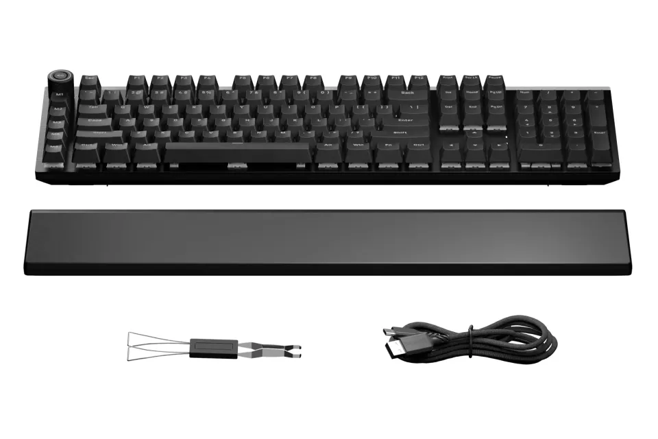Be quiet! klávesnice LIGHT MOUNT Silent Linear / tichá / ARGB i LED pásky / 5 funk. kláves / lineární stisk / US / černá