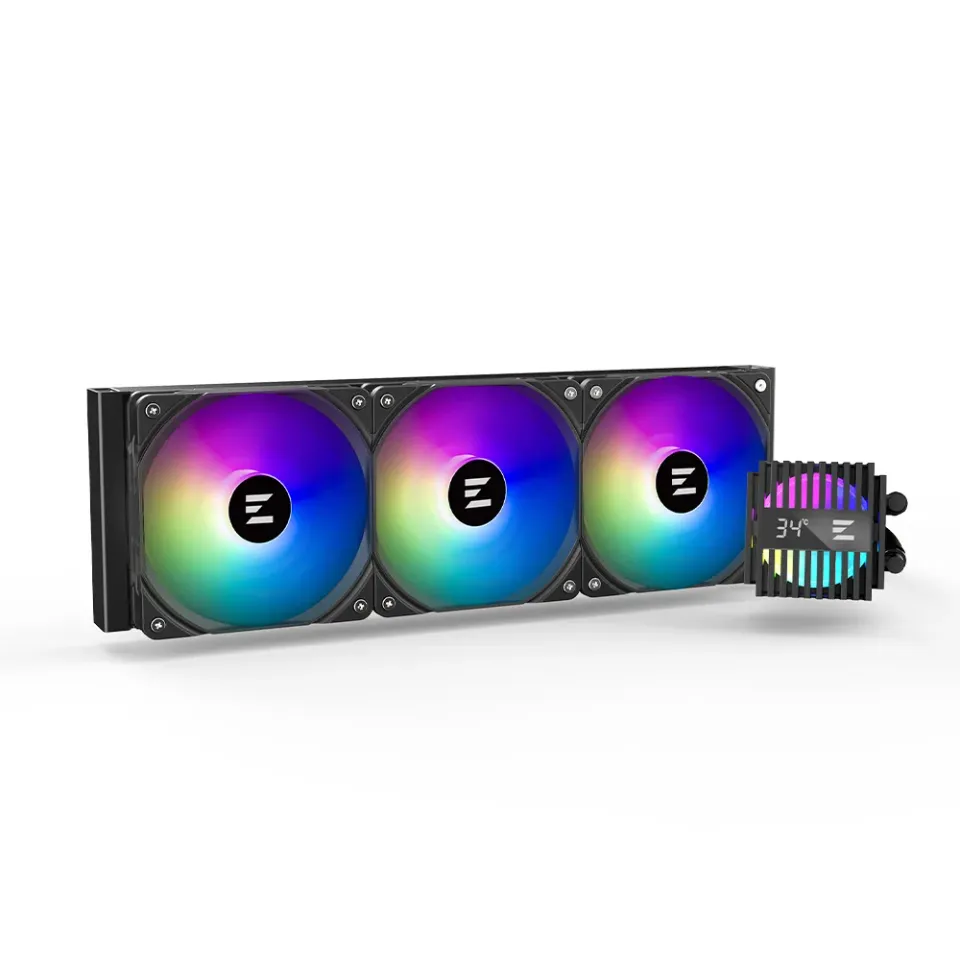 Zalman vodní chladič ALPHA2 A36 Black / 3 x 120 mm / PWM / ARGB / černý
