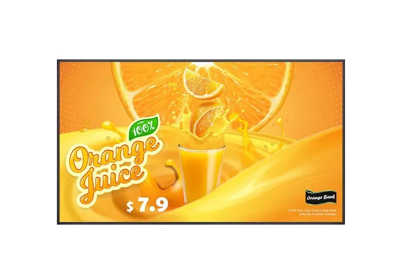 LG 65" signage 65UH5Q - UHD Signage, 500nit, 24/7, 25% haze, webOS 8.0, HDMI-out X, 29.7mm, even bezel (11.4), Chromium