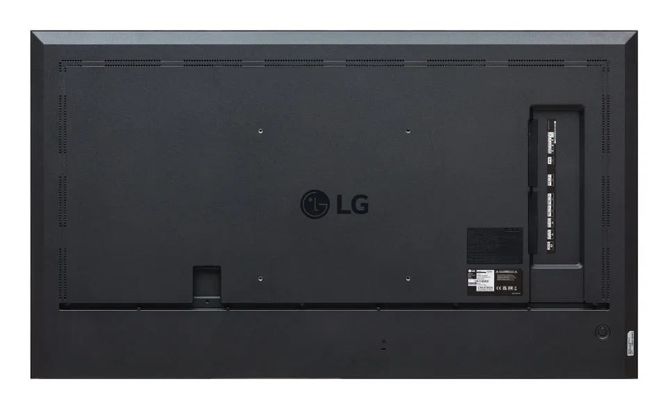LG 65" signage 65UH5Q - UHD Signage, 500nit, 24/7, 25% haze, webOS 8.0, HDMI-out X, 29.7mm, even bezel (11.4), Chromium