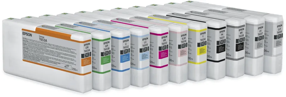 EPSON cartridge T6537 Light Black Ink Cartridge (200ml)