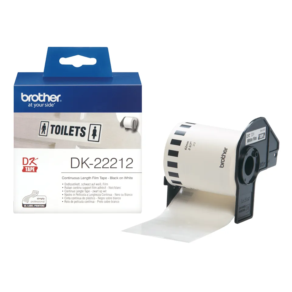 Brother - DK-22212 (bílá filmová role 62mm x 15,24m)