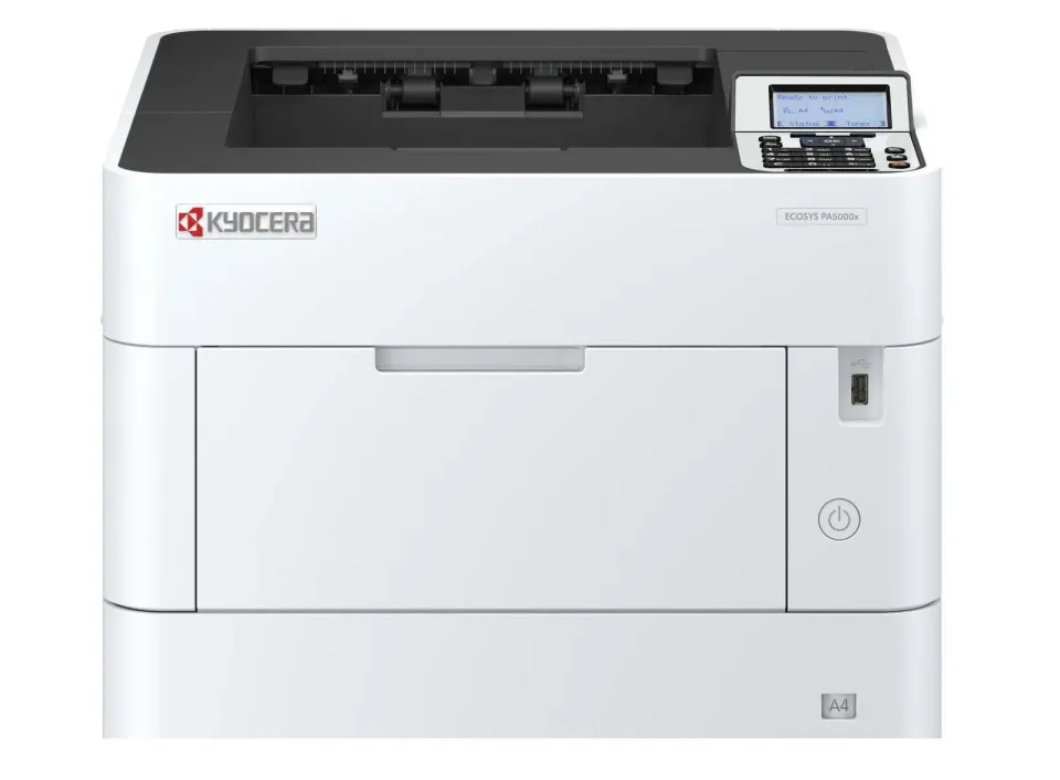Kyocera ECOSYS PA5000x/ A4/ 50ppm/ 1200x1200 dpi/ PCL+PS3/ 512MB RAM/ Duplex/ USB/ LAN