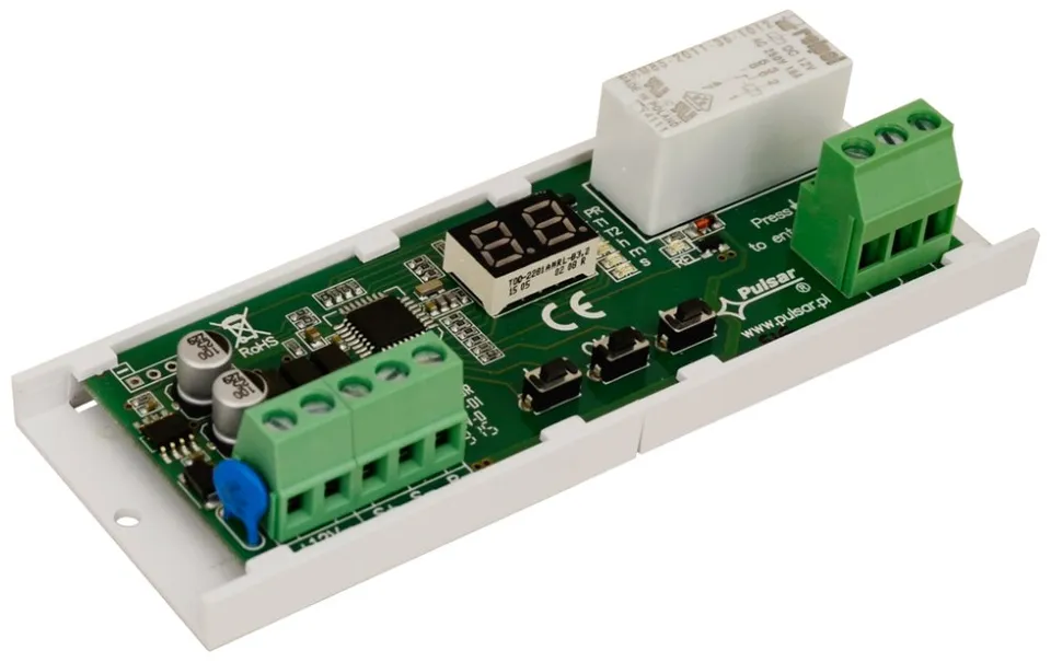 PULSAR 12V releový modul s časovým spínačem