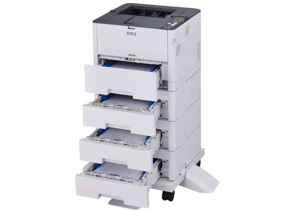 OKI B513dn A4, čb, 1200x1200, 45 ppm, USB 2.0, LAN, PCL 6, duplex