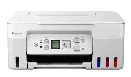 Canon PIXMA Tiskárna bílá G3470 WHITE (doplnitelné zásobníky inkoustu) - MF (tisk,kopírka,sken), USB, Wi-Fi - A4/11min.