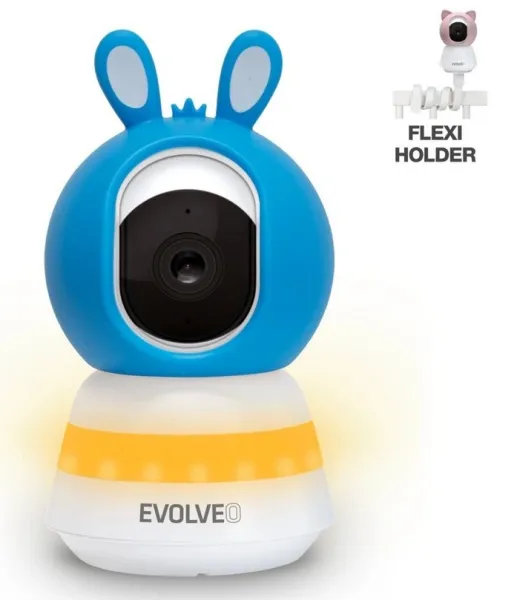EVOLVEO Baby Monitor LUX- Chytrá 360° videochůvička s nočním viděním, detekcí pl (CAM-LUX-B)