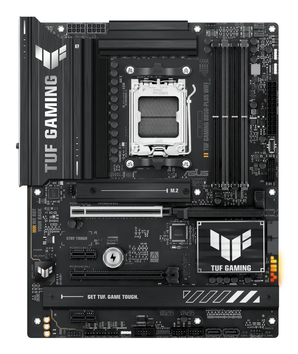 ASUS MB Sc AM5 TUF GAMING B850-PLUS WIFI, AMD B850, 4xDDR5, 1xDP, 1xHDMI, WiFi, ATX