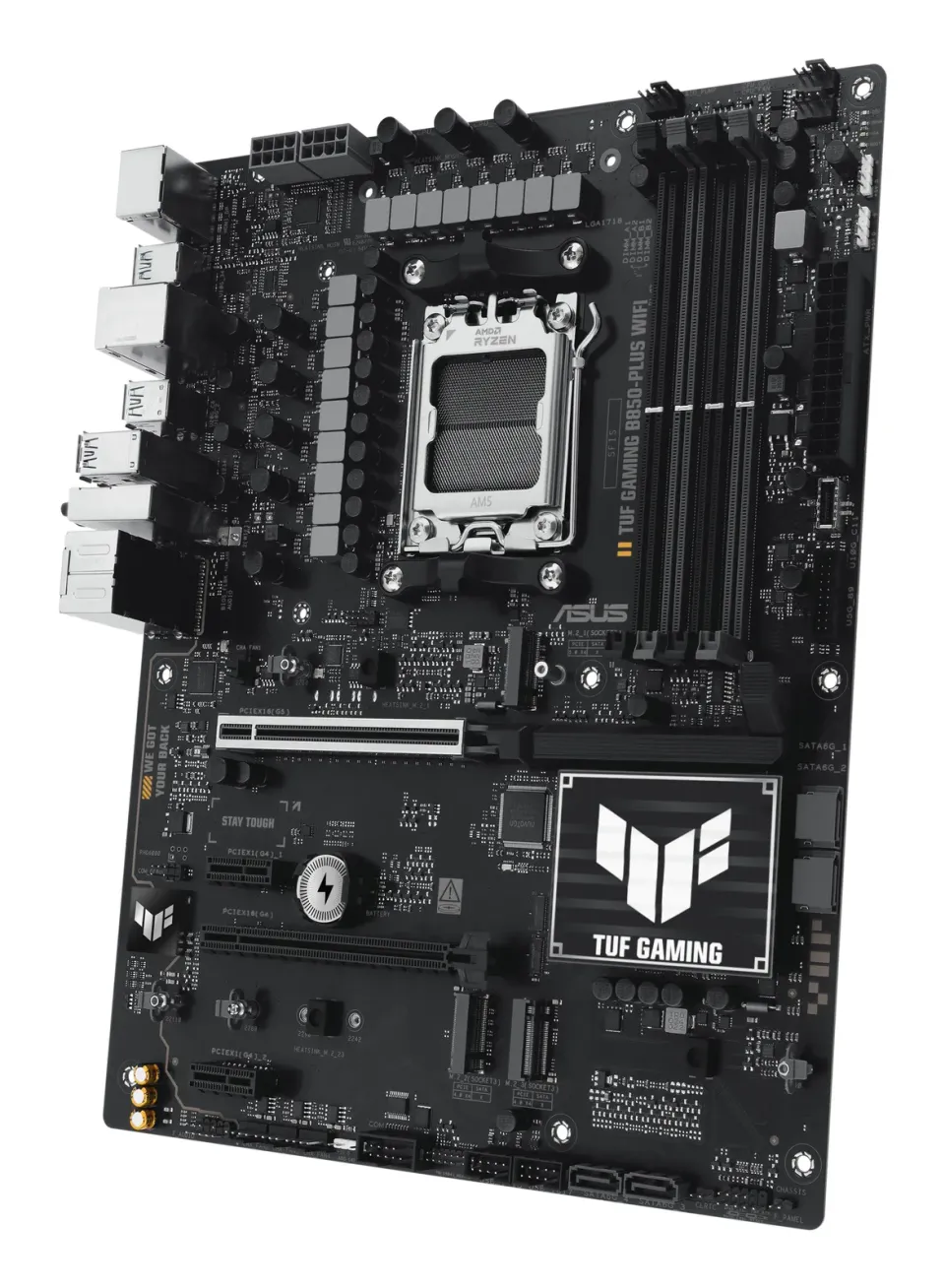 ASUS MB Sc AM5 TUF GAMING B850-PLUS WIFI, AMD B850, 4xDDR5, 1xDP, 1xHDMI, WiFi, ATX