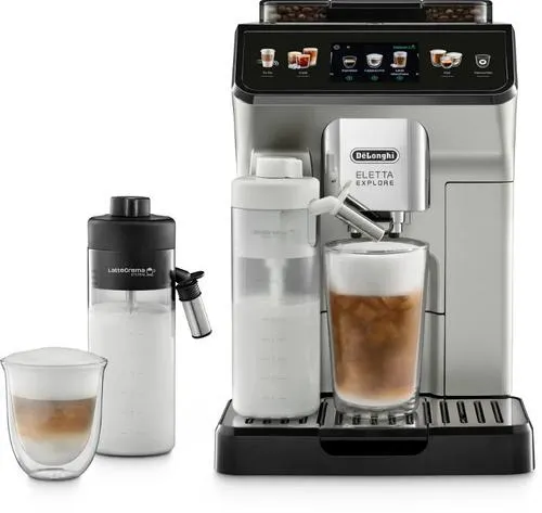 DeLONGHI Eletta Explore ECAM 450.55.S stříbrrný (plnoautomatický kávovar)