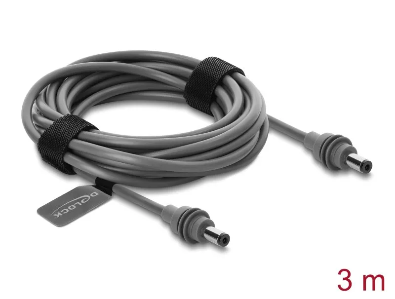 Delock Kabel DC 5,5 x 2,1 mm na DC 5,5 x 2,1 mm, kompatibilní se Starlink Mini,
