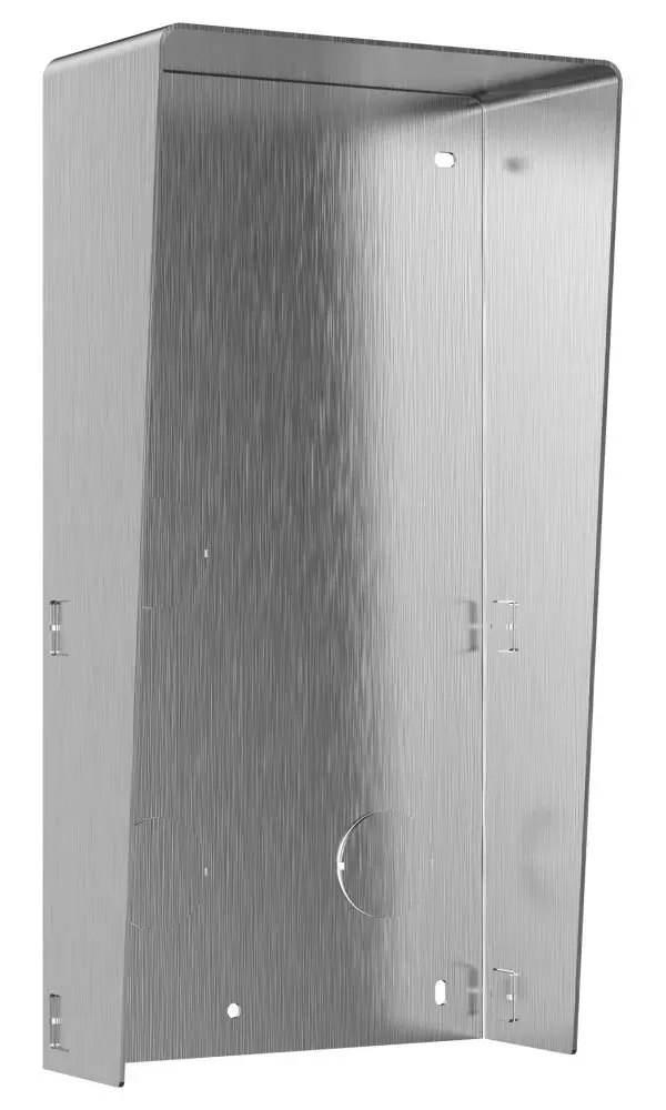 Hikvision DS-KABD8003-RS2/S - Kryt proti dešti a slunci pro 2-modulový interkom; nerez