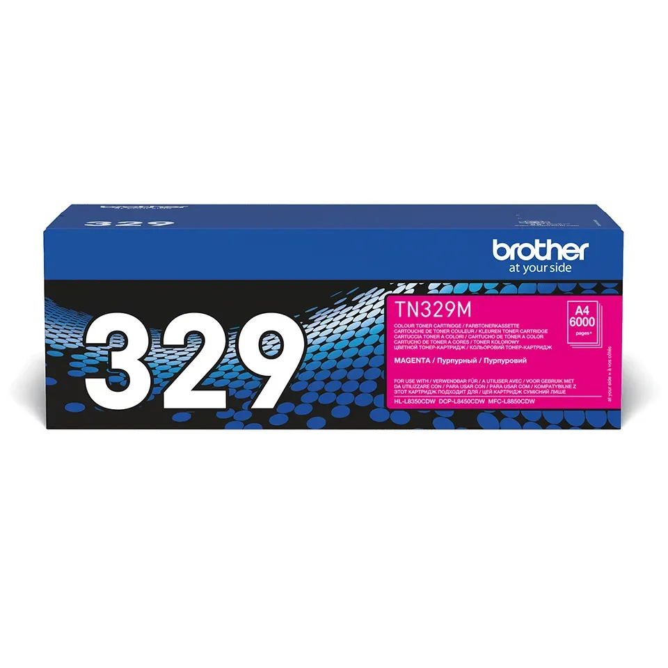 Brother TN-329M, toner magenta, 6 000 str.