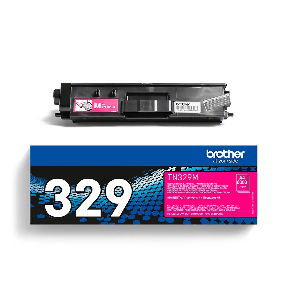 Brother TN-329M, toner magenta, 6 000 str.