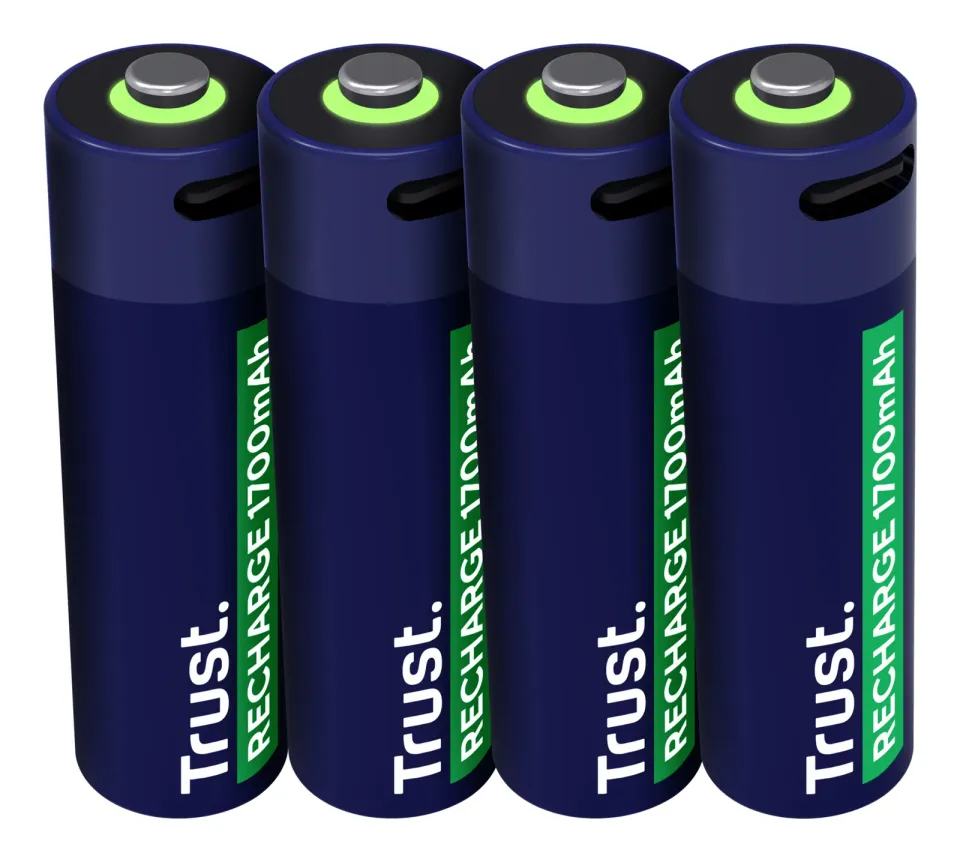 TRUST USB-C RECHARGEABLE BATTERIES 4P - AA
