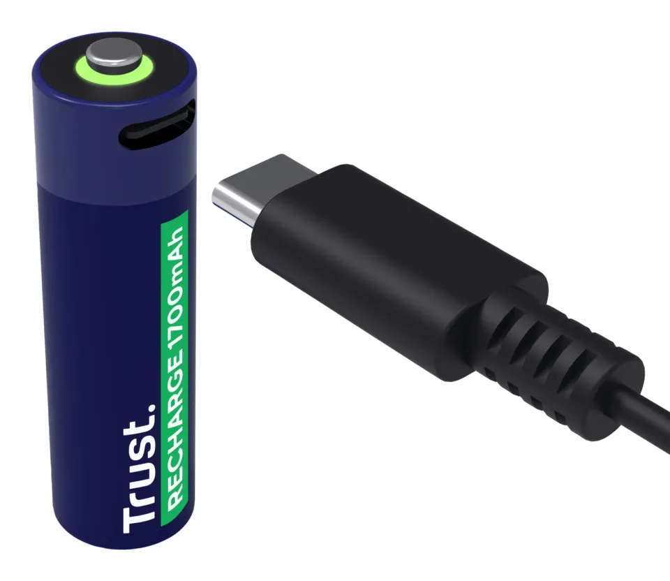 TRUST USB-C RECHARGEABLE BATTERIES 4P - AA