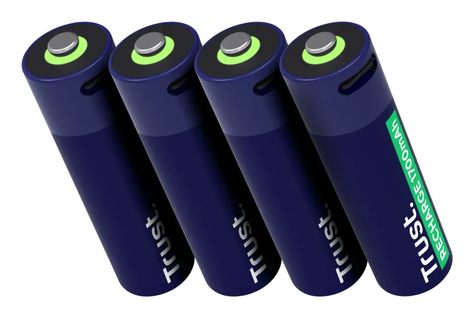 TRUST USB-C RECHARGEABLE BATTERIES 4P - AA