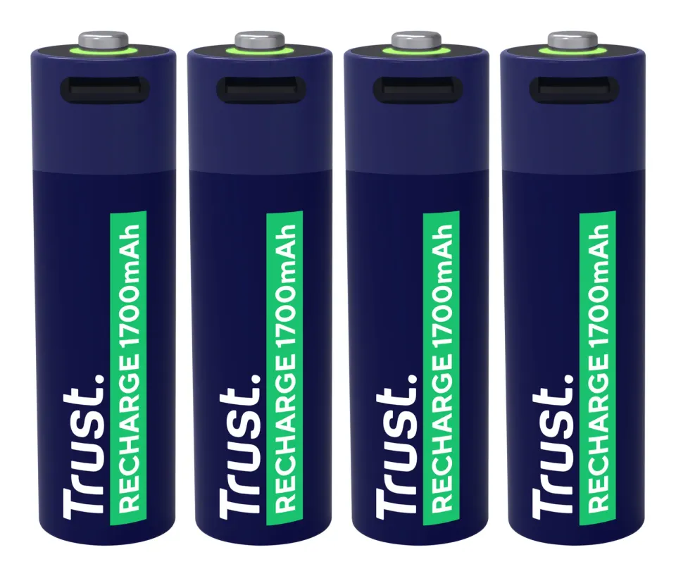 TRUST USB-C RECHARGEABLE BATTERIES 4P - AA