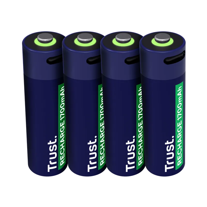 TRUST USB-C RECHARGEABLE BATTERIES 4P - AA