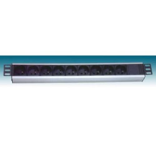 PŘEPĚŤOVÁ OCHRANA pro rozvaděč 19" 1U napájecí panel 8x220V-2m kabel