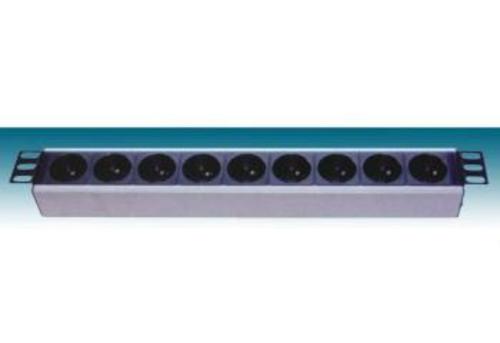 NAPÁJECÍ PANEL pro rozvaděč 19" 1.5U napájecí panel 9x220V-2m kabel
