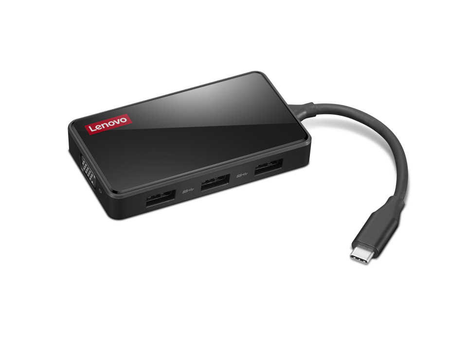 Lenovo Dock CONS - Lenovo 100 - USB-C Travel (100W max), 3x USB-A, 1x HDMI, 1x V