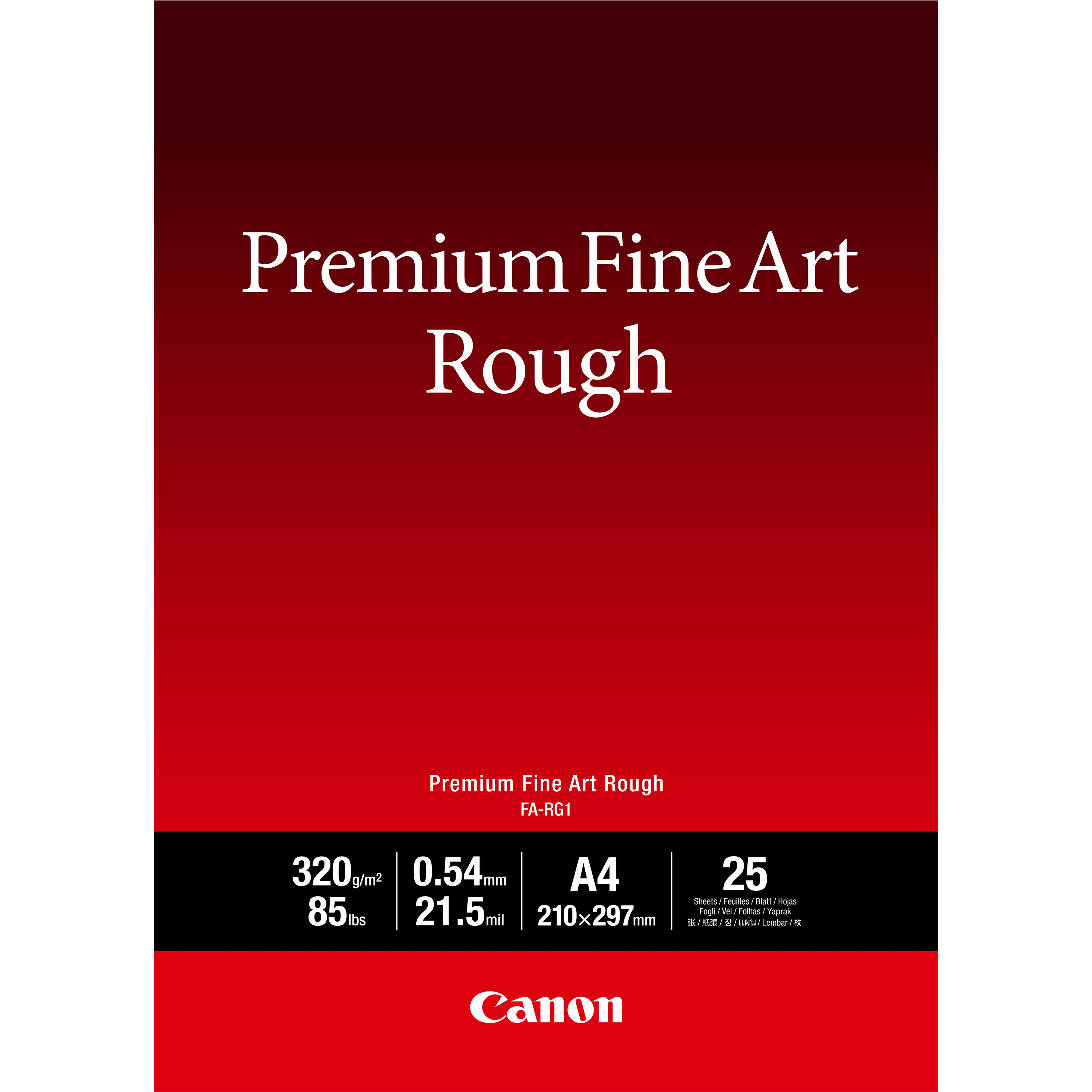 Canon fotopapír Premium FineArt Rough A4 25 sheets