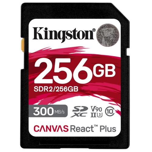 KINGSTON SD card SDXC 256GB Canvas React Plus