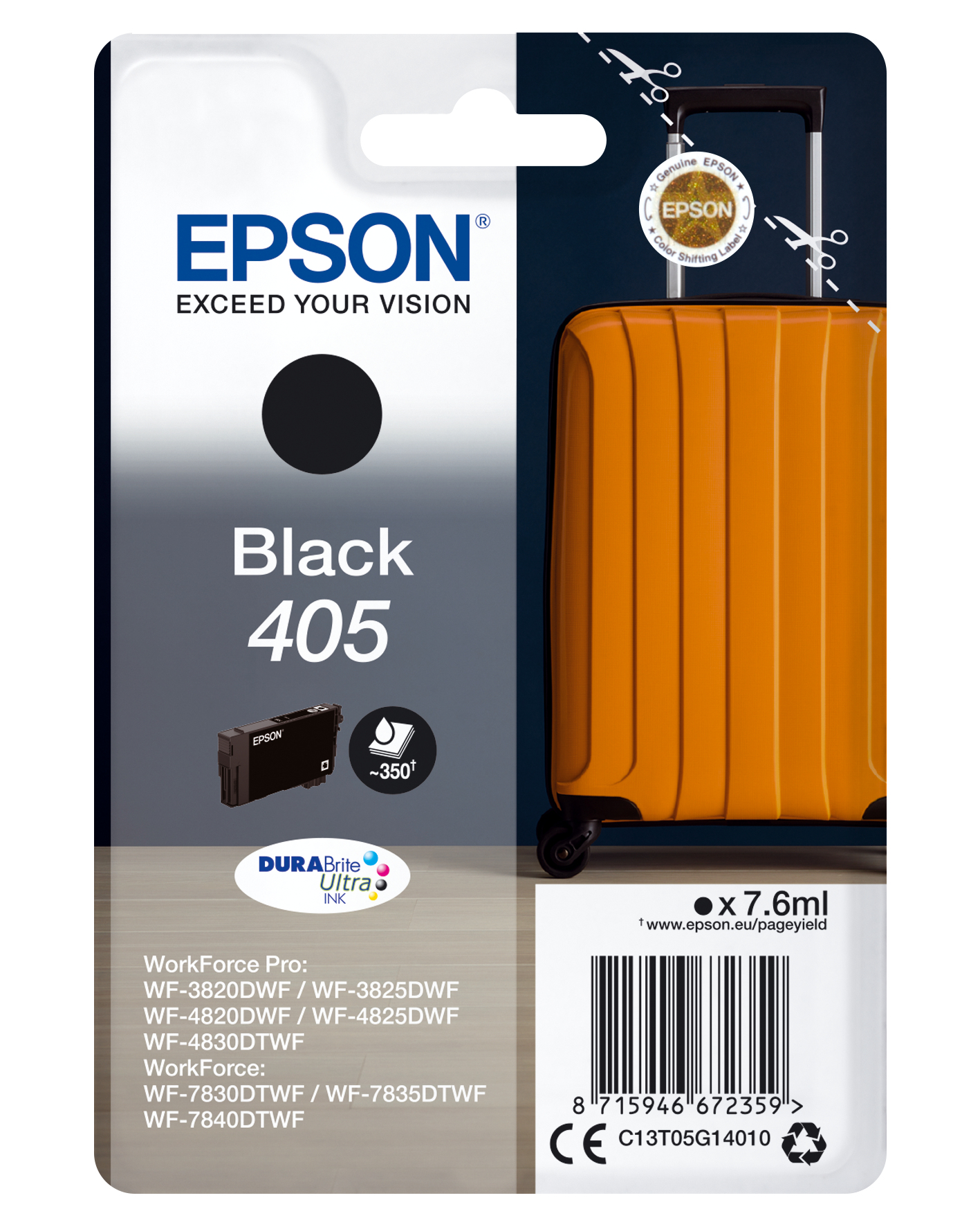 EPSON cartridge T05G1 black (kufr)