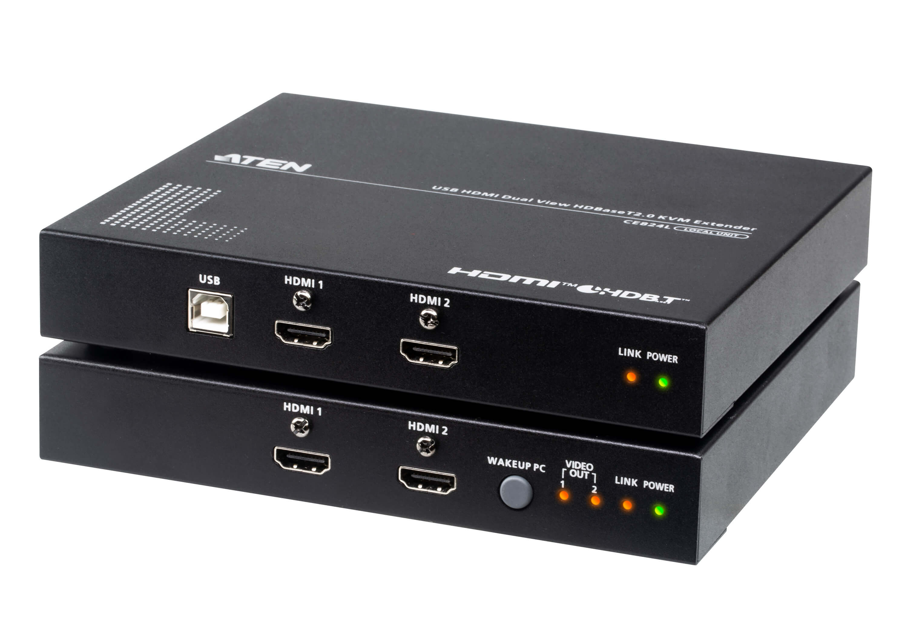ATEN USB HDMI Dual View HDBaseT 2.0 KVM Extender