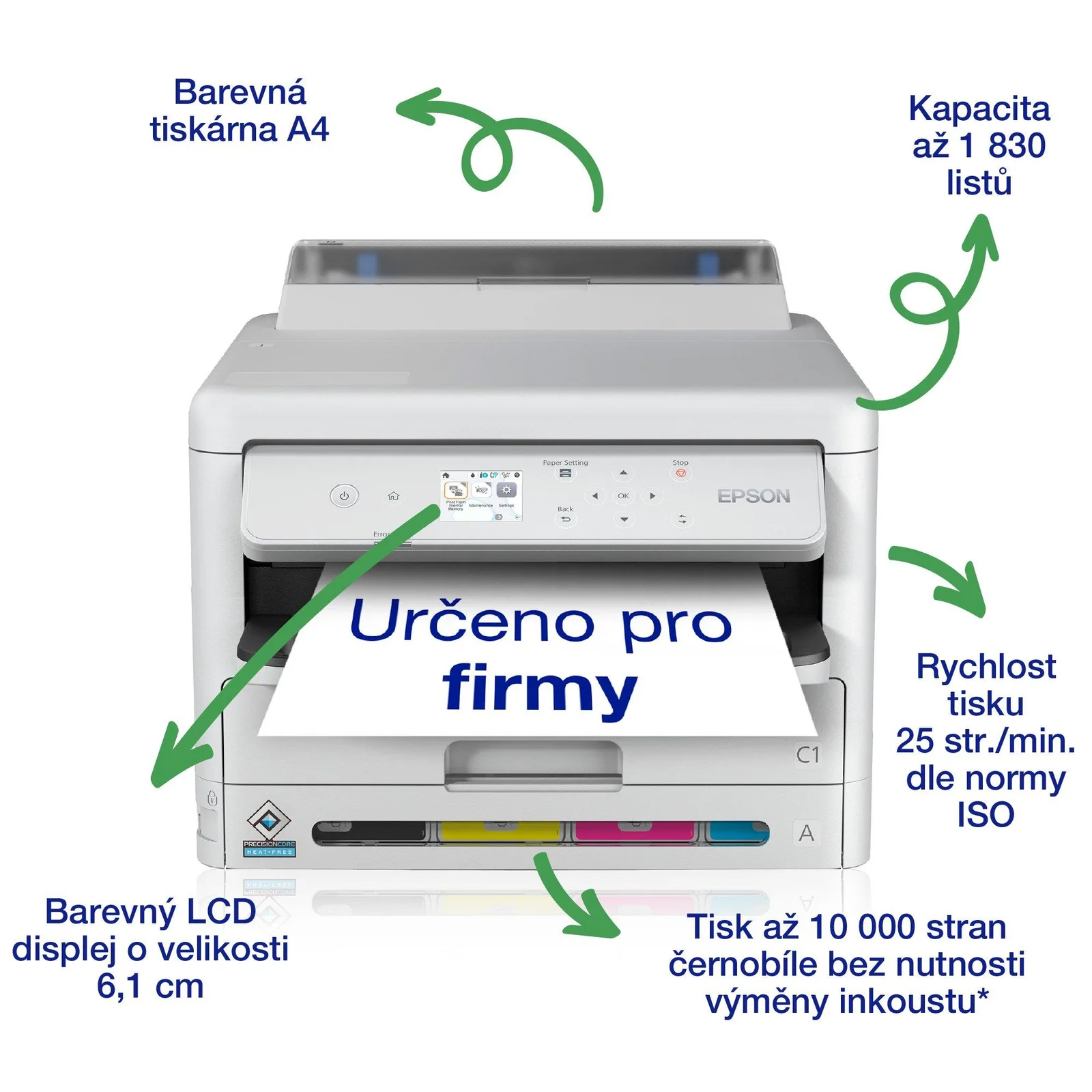 Epson WorkForce Pro WF-C5390DW – kompaktní barevná tiskárna A4 pro firmy