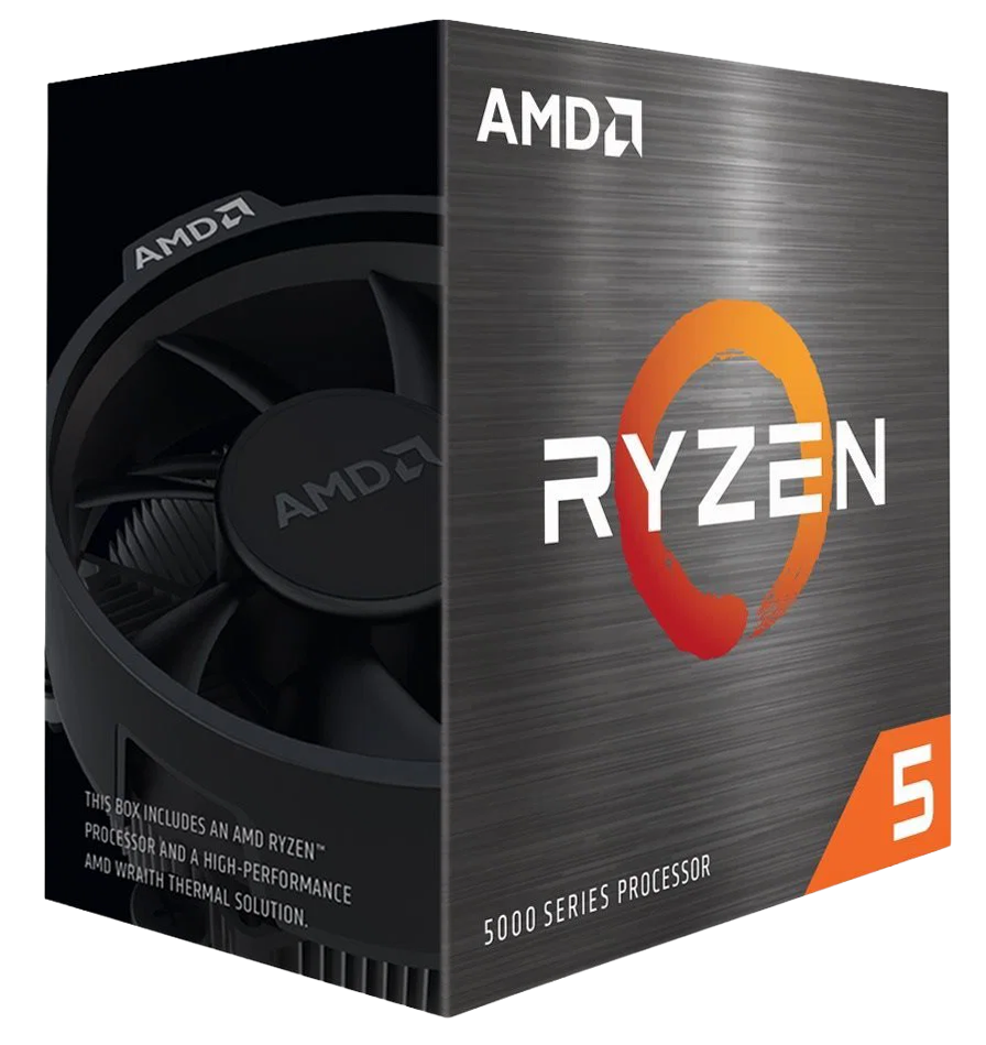 AMD Ryzen 5 5600 — 6jádrový procesor Zen 3, AM4, s chladičem Wraith Stealth