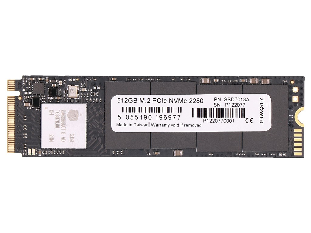 2-Power SSD 512GB M.2 PCIe NVMe 2280