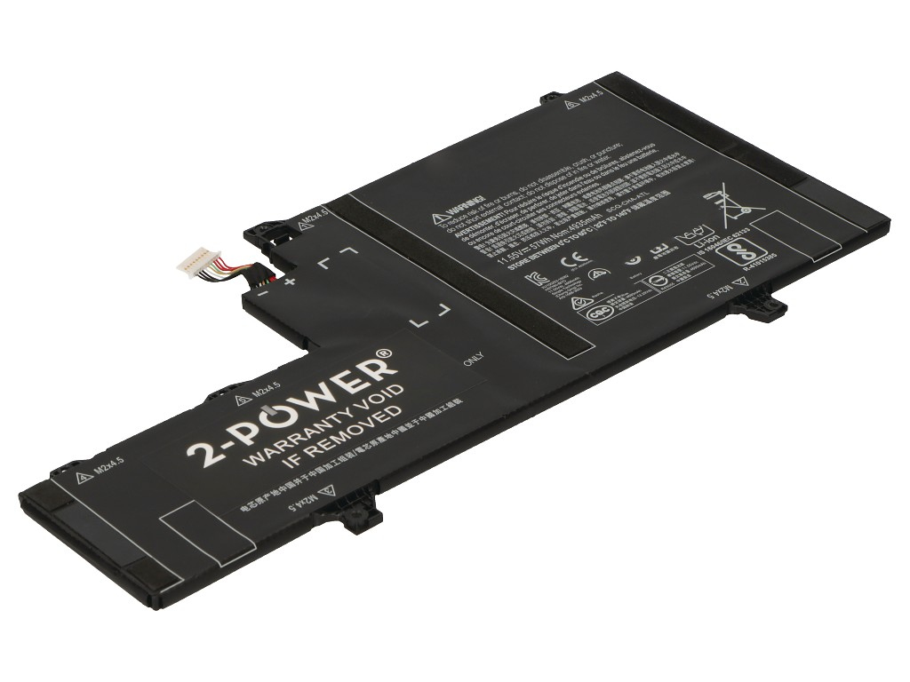 2-Power OM03XL alternativ pro EliteBook x360 1030 G2 Main Battery Pack 11.55V 47
