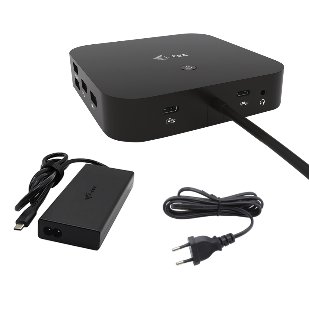 i-tec USB-C HDMI DP Docking Station with Power Delivery 100 W + i-tec Universal