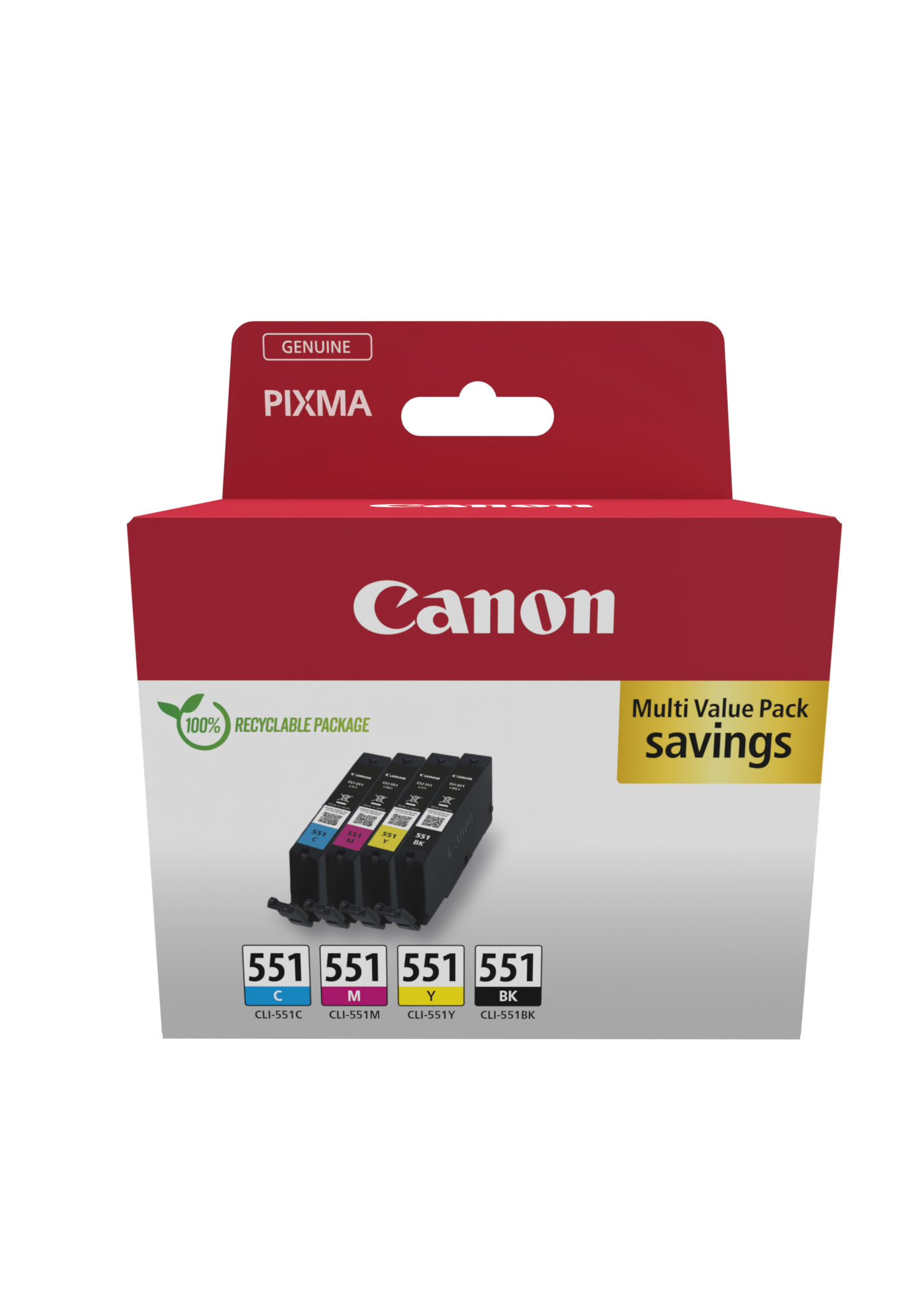 Canon cartridge CLI-551 C/M/Y/BK Multi Pack / 4x7ml