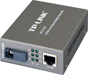 TP-LINK MC111CS převodník WDM, 10/100, support SC fiber singlmode - 5V